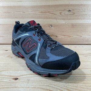 New Balance 481 v3 Trail Running Shoes Mens 10 4E X-WIDE Grey Black Red MT481SB3